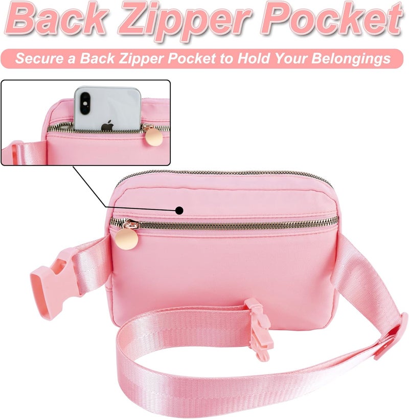 Uygafly Gifts for Girls 3 4 5 6 7 8 9 10 11 12 Year Old Teens Kids Daughter Sister Gifts for Women Her - Fanny Pack Belt Bag Cute Stuff for Girls Women Teen Trendy Crossbody Bags | Peach,A - Image 3